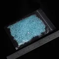 Dicker transparenter Druckverschlussbeutel mit hellblauen DIY Schmuckperlen - Mittelgroß (16 Silk 14x20cm 10 Stk./Packung)