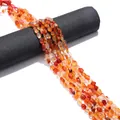 Irregular natural red agate stone beads for DIY jewelry making in polished finish - Natural Agate