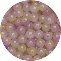 Pink and yellow gradient round glass beads for DIY jewelry and bracelet making - 8mm (30 Pcs/Pack) / Color 4 (Pink Purple Yellow Gradient)