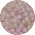 Pink and green gradient glass beads for DIY jewelry making with translucent jelly finish - 8mm (30 Pcs/Pack) / Color 5 (Pink Green Gradient)