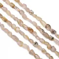 Unregelmäßige natürliche Rutilquarz-Perlen für DIY-Schmuckherstellung in Champagner-Gold - 5-8mm (38cm) / Rutilquarz Gold