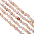 Natürliche rosa Steine in unregelmäßiger Form für handgefertigte DIY-Armbänder - 5-8mm (38cm) / Kirschblütenachat