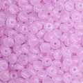 Durchscheinende lila Macaron-Abakusperlen 3x6mm für DIY-Halsketten und Armband-Schmuck - 10g/Packung ca. 50Stk 3x6mm Loch 1mm / Jadviolett