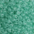 Minzgrüne Abakus-Perlen für DIY-Schmuckherstellung und Halsketten-Bastelzubehör - 10g/Packung ca. 50Stk 3x6mm Loch 1mm / Jade