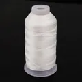 White nylon thread spool for DIY jewelry making and handmade beaded necklaces - 6 Strands Approx 480m Diameter 0.50mm / White