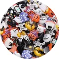 Halloween mixed resin flatback charms featuring pumpkins ghosts skeletons and black cats - 8-11mm / Halloween Style (50 Pieces/Pack) (BSB126)