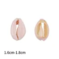 Natural cowrie shells for DIY jewelry making with sizes ranging from 1.6cm to 1.8cm - Natural Color 20 Pcs/Pack / Natural Shell Size Approx 1.6cm-1.8cm