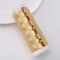 Fil de velours polyester or champagne pour la fabrication de bijoux DIY et épingles - Chameau