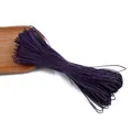 Handmade 1mm purple waxed cotton cord bundle for DIY beaded bracelets and jewelry - 1mm Diameter Approx 60m Per Pack / Purple