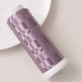Fil de soie velours lavande pour bijoux DIY enroulé sur une bobine en plastique blanc - Violet 1 / Environ 1200m 1 Rouleau/Paquet