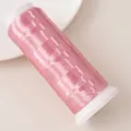 Bobine de fil de soie polyester rose brillant pour épingles à cheveux et artisanat - Rose 3 / Environ 1200m 1 Rouleau/Paquet