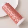 Fil de velours en polyester rose corail doux pour épingles à cheveux DIY - Rose Style 4 / Environ 1200m 1 Rouleau/Paquet