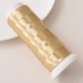 Fil de velours polyester doré champagne sur bobine pour épingles à cheveux DIY - Jaune 2 / Environ 1200m 1 Rouleau/Paquet