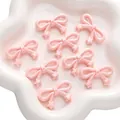DIY colorful acrylic AB pink bow beads with stars for jewelry making accessories - Star Shape / Pack of 5 (34x20mm) / Pink