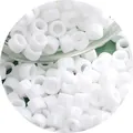 DIY 2-4mm white cylindrical glass seed beads for handmade jewelry making and accessories - Glossy White Cylindrical