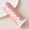 Fil de velours en polyester pour épingles à cheveux DIY en rose corail sur bobine - Rose 1 / Environ 1200m 1 Rouleau/Paquet