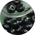 Polished black 2-4mm seed beads for DIY handmade bracelets and jewelry accessories - Glossy Black Flat Round