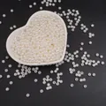 Perle tonde finte bianche da 4mm per la creazione di gioielli fai da te fatti a mano - Perline rotonde / 4mm (300 Pezzi/Confezione) / Beige