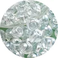 DIY transparent glass spacer beads with high clarity for jewelry making projects - High Transparent Glossy Round