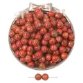 8-12mm Harzperlen mit orangefarbenen Sternennebel-Wirbeln für DIY-Schmuckherstellung - Runde Perlen / 10 Stück (ca. 10mm, Loch 1.5mm) / Pfirsichfarbenes Wirbelmuster
