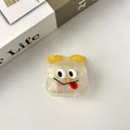 Détail d'une pince à cheveux monstre en acétate nacré avec une expression mignonne - Moyen / Monstre aux Oreilles Jaunes