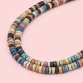 Colorful cylindrical lava stone beads for handmade jewelry DIY necklaces and bracelets - Random Mixed Colors