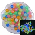 Perle tonde luminose in acrilico multicolore per la creazione di gioielli fai-da-te - 12mm / 50 Pezzi / colori misti casuali