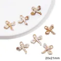 Dragonfly charms with brown marble texture acrylic for DIY jewelry making 20x21mm - 10 Pieces/Pack (20x21mm)