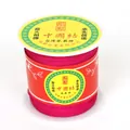 Cordon en nylon rose rouge pour tressage de bijoux DIY sur bobine blanche - 0.4mm 150 Yards / Rose rouge