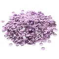 Bulk 6mm metallic purple round cupped sequins for DIY jewelry and clothing decoration - 6mm 20g/Pack / Light Purple