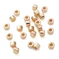 Gouden cilindrische CCB kralen met gepolijste afwerking voor DIY sieraden maken - Kleine cilinder / 7x5mm (30 stuks/verpakking) / KC Goud