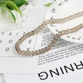8mm champagne faceted crystal glass beads for DIY jewelry and necklaces - 8mm 1 Strand/Pack (Approx. 65 Pcs) / Brown