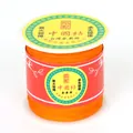 Cordon tressé orange pour bracelets DIY sur une bobine blanche pour la bijouterie - 0.4mm 150 Yards / Rouge Orangé