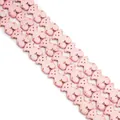 Pink synthetic turquoise bear-shaped beads with dark veins for DIY jewelry making - Pink Teddy Bear Shape Style / 15x19mm (1 String/Pack, Approx 19 Pcs) / Pink
