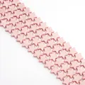 DIY jewelry pink star-shaped synthetic stone beads with marble texture for bracelets - Star Style / 15mm (1 String/Pack, Approx 33 Pcs) / Pink