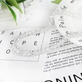 8mm faceted clear crystal glass beads on string for DIY jewelry making and crafts - 8mm 1 Strand/Pack (Approx. 65 Pcs) / AB White