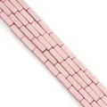 Rectangle pink synthetic turquoise beads for DIY jewelry making and bracelets - Rectangle Style / 5x13mm (1 String/Pack, Approx 30 Pcs) / Pink