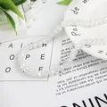 Translucent milky white 8mm faceted glass crystal bead strand for DIY jewelry making - 8mm 1 Strand/Pack (Approx. 65 Pcs) / White Jade AB