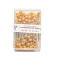 Goldfarbene Perlstecknadeln in einer transparenten Kunststoffbox für DIY Näharbeiten - Kugeldurchmesser 4mm Nadellänge 38mm / 100 Stk/Box / Gold