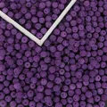 Perles ABS violet foncé texturées mûre avec trous pour la création de bijoux DIY - Texture de Myrique / Diamètre 10mm (100 Pièces/Pack) / Violet foncé
