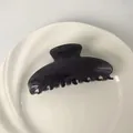 Pinza de pelo de acetato negro brillante con purpurina plateada para peinados franceses - Purpurina Negra