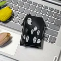 Cute Halloween haunted house hair clip with small white ghosts and coffin patterns - Ghost House
