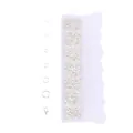 Kit DIY bijoux avec fermoirs homard et anneaux ouverts argentés dans boîte de rangement - Kit Anneaux De Jonction Et Fermoirs Homard (7 Grilles Argent)