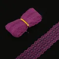 Deep purple 45mm lace ribbon for DIY hair accessories with delicate floral texture - 45mm x 4.5 Meters / Deep purple