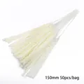 Beigefarbene 150mm künstliche Staubblätter für DIY-Haarnadeln, 50 Stück pro Beutel - 150mm Schlanke Blütenstempel