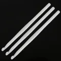 Lot de 3 crochets en plastique blanc pour tricot fait main et projets DIY créatifs - Diamètre 6mm (1 Pièce/Paquet)