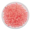 Pink translucent acrylic star-shaped beads for DIY jewelry and hair accessories - 30g/Pack (Approx. 83 Pcs, 11x11.5mm) / Transparent Light Green Star