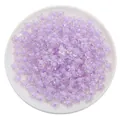 Lavender acrylic star beads with frosted finish for DIY handmade jewelry making - 30g/Pack (Approx. 83 Pcs, 11x11.5mm) / Transparent Purple Star