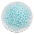 Light blue translucent acrylic star flower beads for DIY jewelry and bracelet making - 30g/Pack (Approx. 83 Pcs, 11x11.5mm) / Transparent Blue Star