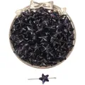 Perles étoile de mer en verre violet foncé pour la création de bijoux DIY à la main - 10 Pièces/Paquet (15x14mm, Trou 1mm) / Bleu Foncé Violet